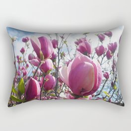 Magnolia sky Rectangular Pillow