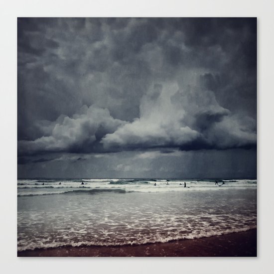 elemental - surf and clouds Canvas Print