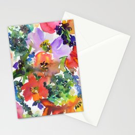 ink flowers N.o 2 Stationery Card