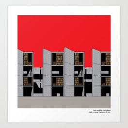 Salk Institute Kahn Modern Architecture Art Print