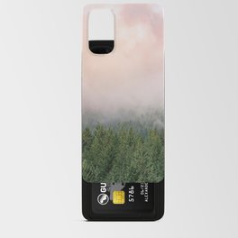 Epic PNW Forest Fog Misty Sunset Android Card Case