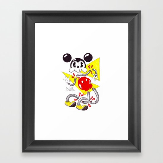 Skulltoons Framed Art Print