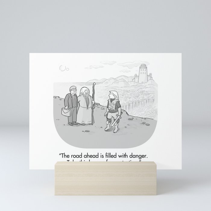 Lawyer for Protection Mini Art Print