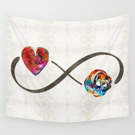Infinity Love Knot - Always And Forever - Sharon Cummings Wall Tapestry
