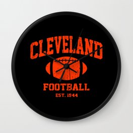 Cleveland Football Vintage Wall Clock