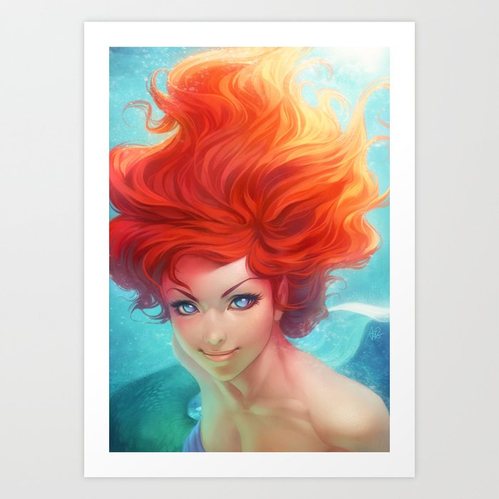 Discover the motif UNDER THE SEA by Stanley Artgerm Lau as a print at TOPPOSTER
