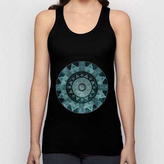 ethnic mandala with watercolors Unisex Tank Top