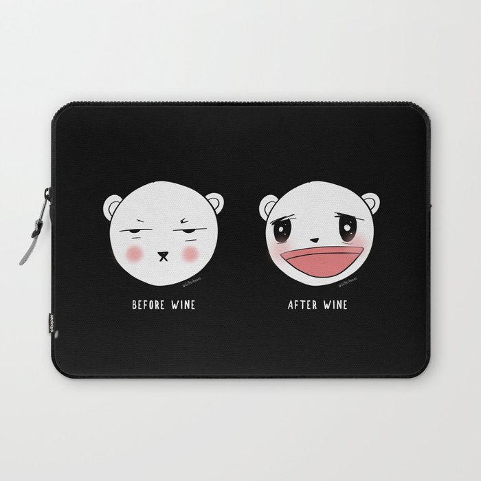 Me After Coffee & Wine Laptop Sleeve