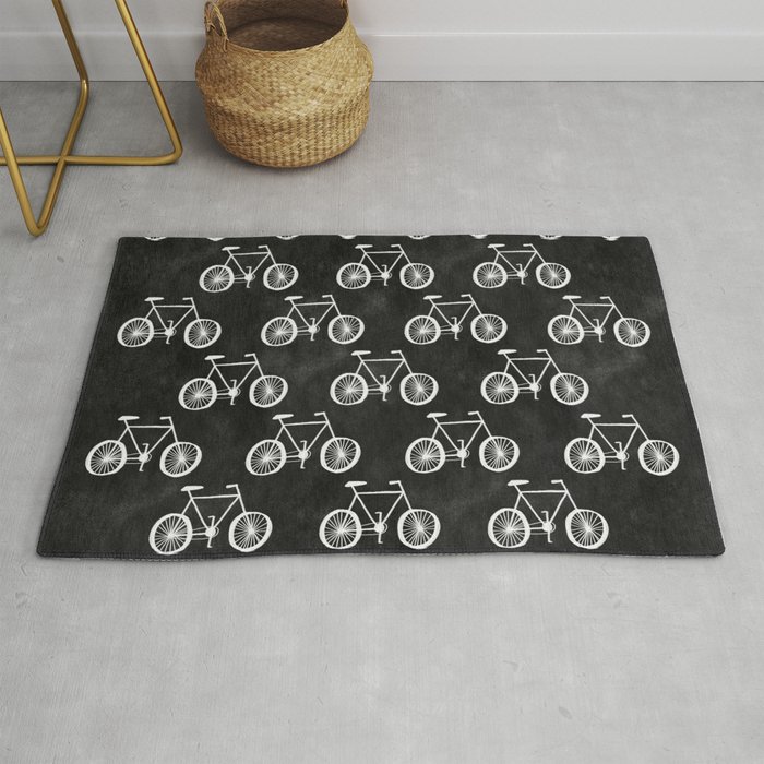 Bicycle Pattern Rug