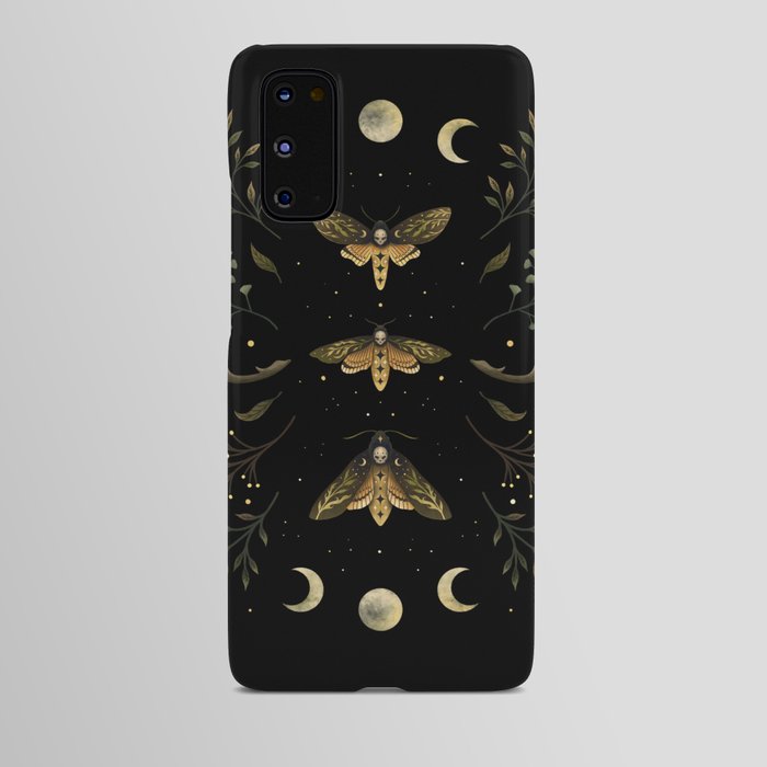 Death Head Moths Night Android Case