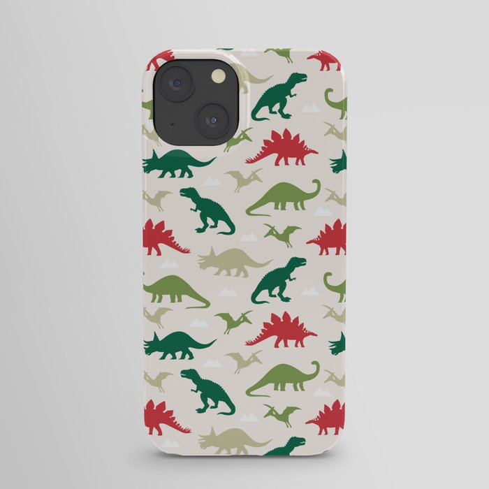 Dinosaur Holiday iPhone Case
