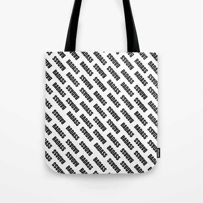 Badass Reverse | Pattern Art Tote Bag