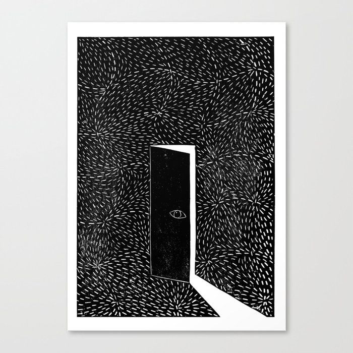 Doorway to outer space Canvas Print