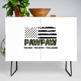 PawPaw the man the myth Fathersday 2022 gift Credenza