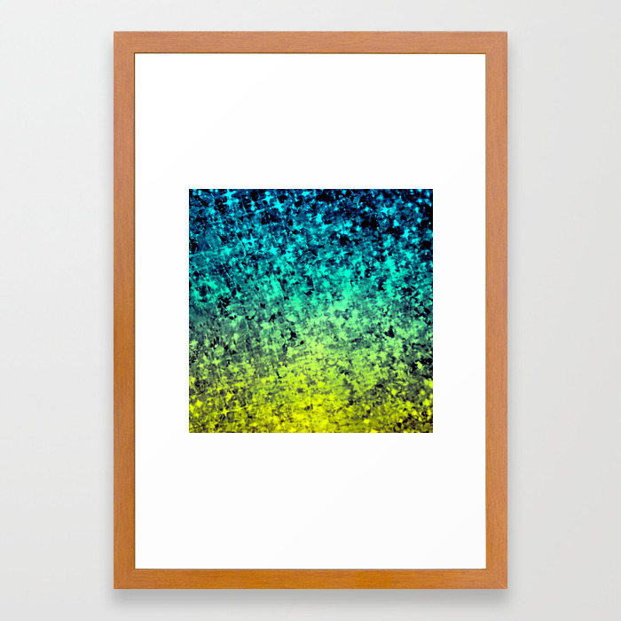 Ombre Love Bold Beautiful Starry Night Glitter Abstract Painting