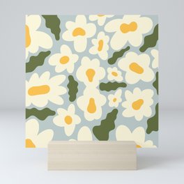 Flower Pattern Mini Art Print