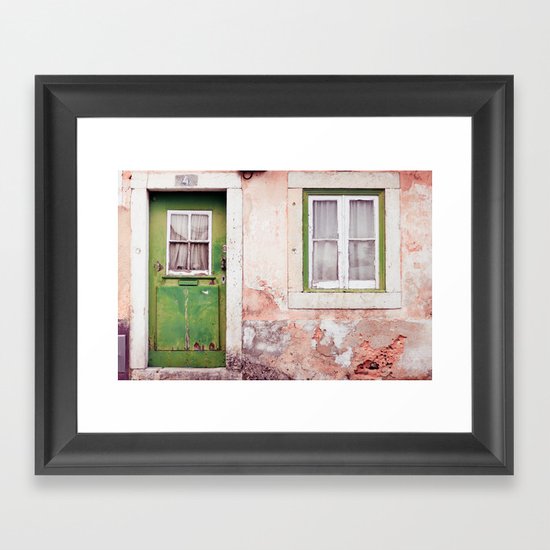 a house full of stories to tell Framed Art Print