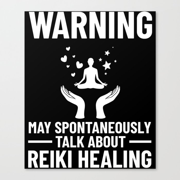 Reiki Healer Energy Healing Music Master Stone Canvas Print