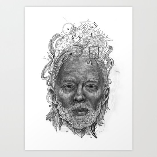 Thom Yorke Art Print