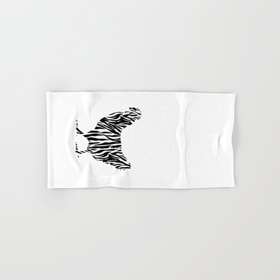 Chicken with zebra pattern Hand & Bath Towel