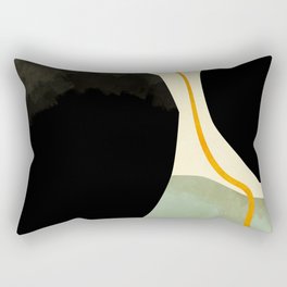 shapes organic mid century modern Rectangular Pillow