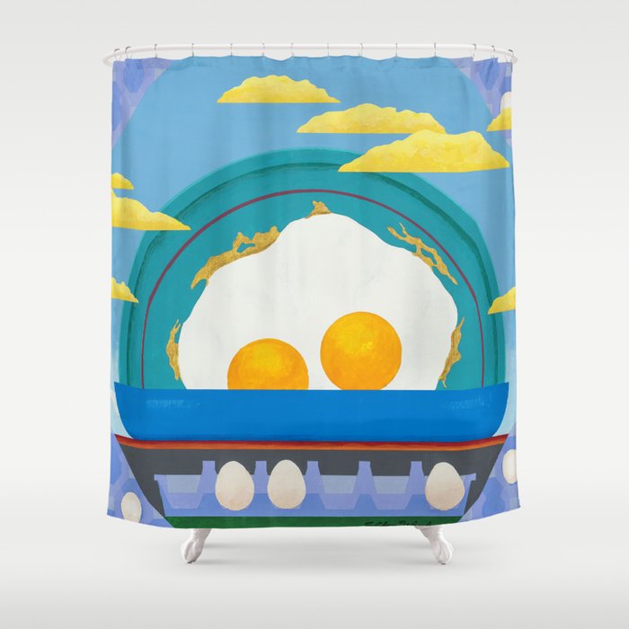 Sunny Up (On The Range) Shower Curtain