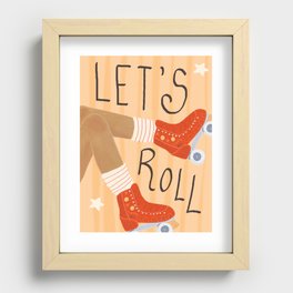 Let's Roll! Recessed Framed Print