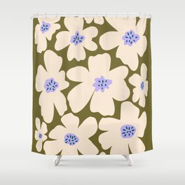 Big Flower Shower Curtains For Any, Large Pink Flowers Shower Curtain