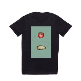 Tomato Potato T-shirt | Mugwithfruit, Kitchenposter, Foodie, Kitchenwall, Tomatoillustration, Kitchenart, Funnytshirt, Foodies, Fruitillustrations, Funnytomatoes 