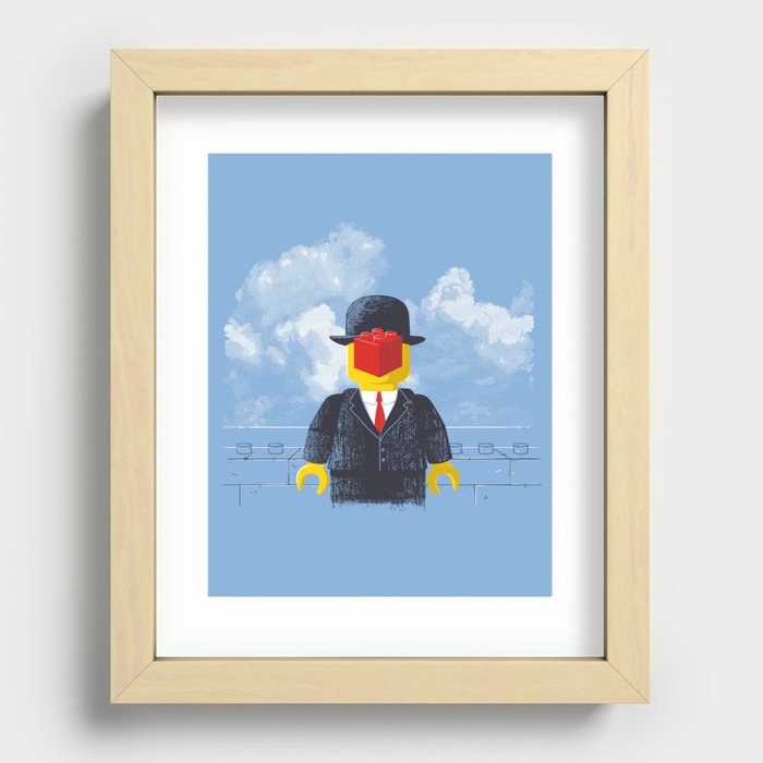 Toy of man Recessed Framed Print