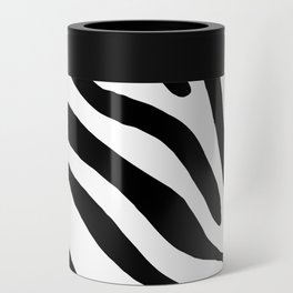 Black And White Zebra Print Can Cooler