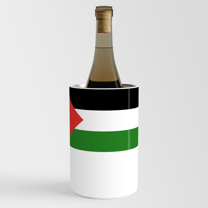Free Palestine Al Aqsa Free Gaza Palestine Wine Chiller by sbagdesigns
