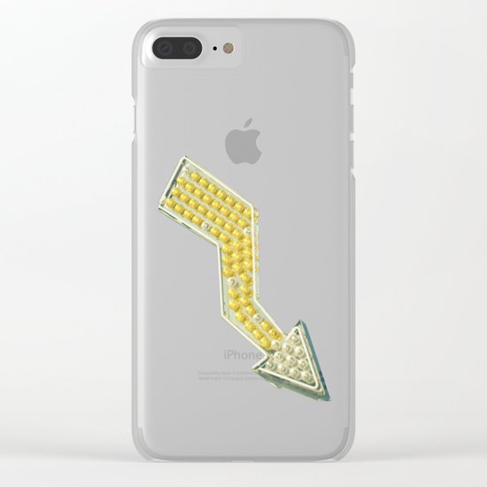 Golden Arrow Clear iPhone Case