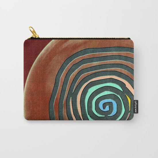 Tribal Maps - Magical Mazes #02 Carry-All Pouch