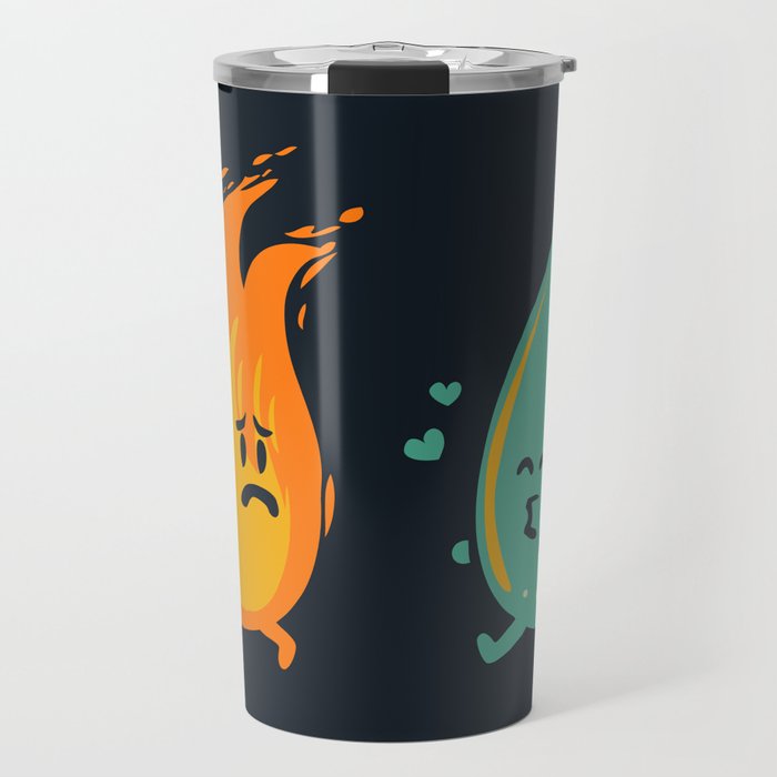 Impossible Love (fire and water kiss) Travel Mug
