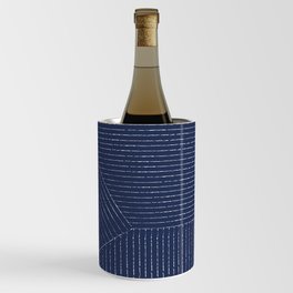 Lines (Navy) Wine Chiller