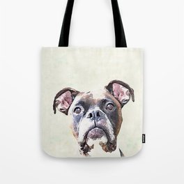 Brindle Boxer Dog Tote Bag