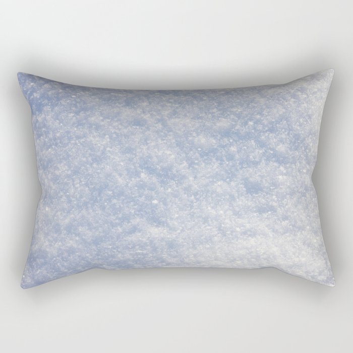 Fluffy snow Rectangular Pillow