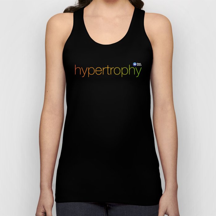 Hypertrophy Tank Top | Graphic-design, Fitness, Workout, Exercise, Lifting, Weightlifting, Hypertrophy