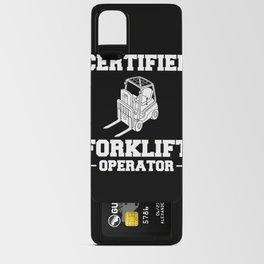 Forklift Operator Driver Lift Truck Training Android Card Case