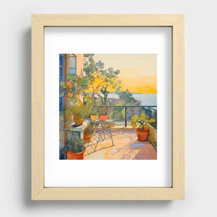 Tranquil Oasis Recessed Framed Print