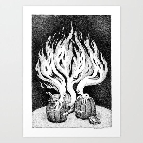 Halloween Escape Art Print