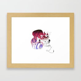 Cheshire Cat - Alice in Wonderland Framed Art Print