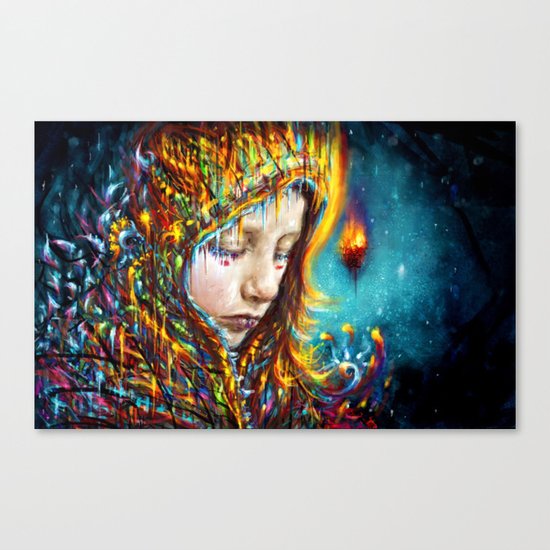 when it's cold outside Canvas Print