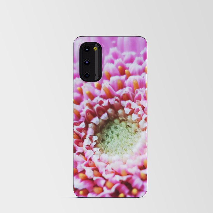 Pink Germini Gerbera Closeup 10 Android Card Case