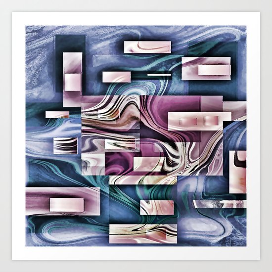 Pieces of My Heart Art Print
