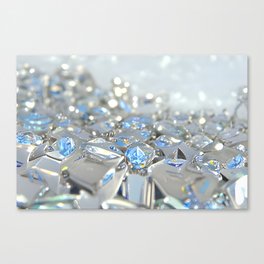Diamond Blue Canvas Print