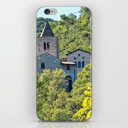Medieval Gothic Abbey of San Cassiano Woods, Narni, Italy iPhone Skin