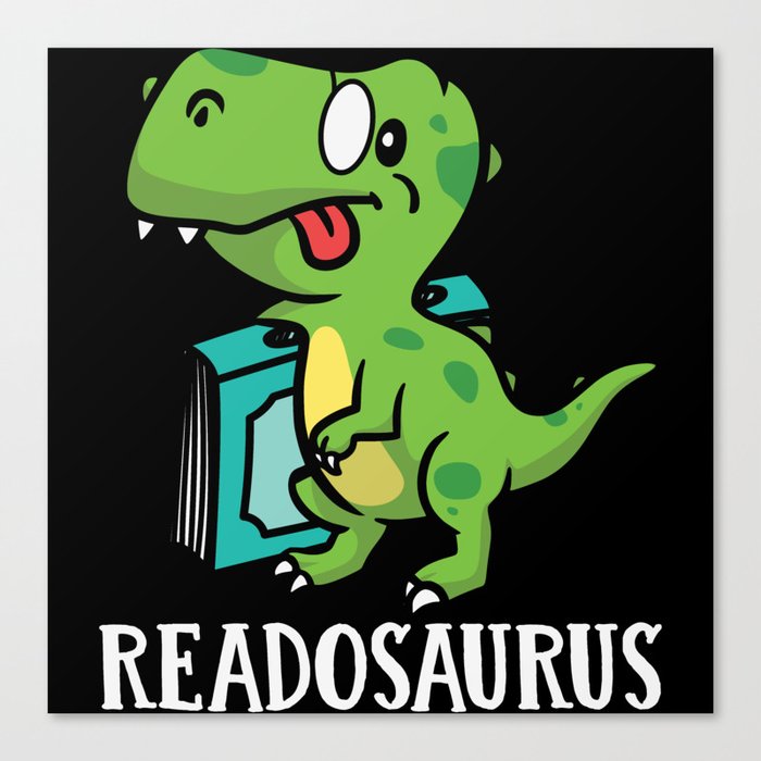 Cute Readosaurus Dinosaur Canvas Print