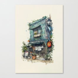Copperplate House Japan Canvas Print